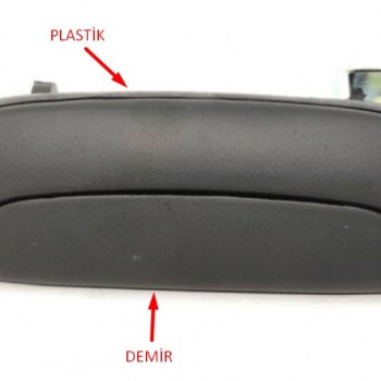 DIŞ KAPI KOLU ÖN SOL H100 94-07/H100 KMY 97-03 (GÖVDE PLASTİK - TUTAMAK DEMİR)