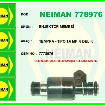 ENJEKTÖR TİPO-TEMPRA 1,6 MPİ-OPEL VECTRA (6 DELİK)