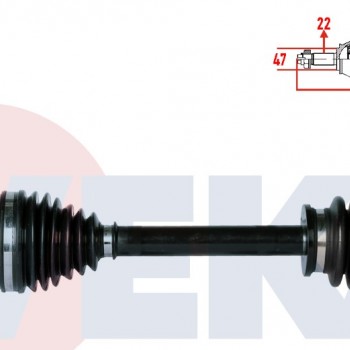 AKS ÖN SOL ALBEA-PALIO-SIENA 1,2 (UZUNLUK 57,15CM) C513-C514 ŞANZUMAN