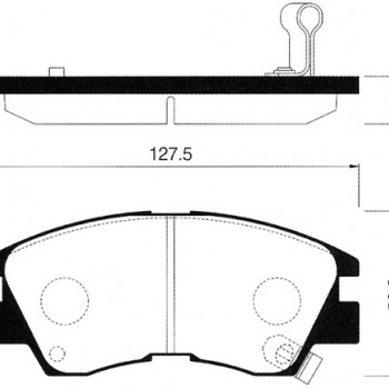 FREN BALATASI ÖN L300 87-09/L200 86-96/PAJERO 87-91