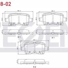 FREN BALATASI ARKA ASTRA K 16JANT/INSIGNIA B 17JANT