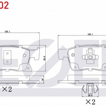 FREN BALATASI ÖN ASTRA K 1,0-1,4-1,6CDTİ (15 VE 16JANT)