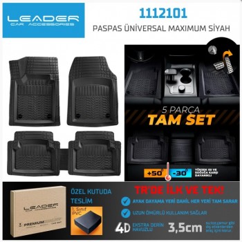 PASPAS (KAUÇUK)(SİYAH) MAXIMUM LÜX 5 PARÇA (TAM KAPAMA)(HAVUZLU)