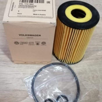 YAĞ FİLTRESİ CADDY3-GOLF6-JETTA3-JETTA4-PASSAT-POLO-TIGUAN-TOURAN-T5-OCTAVIA-LEON-IBIZA-A1-A3-A4-AMAROK 1,6TDCİ-2,0TDCİ CAY (DÜZ TİP)