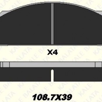 FREN BALATASI ÖN SERÇE-DKŞ-M131-SLX
