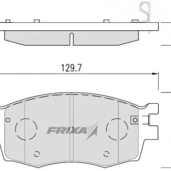 FREN BALATASI ÖN ACCENT ERA 06-/İ20/KIA RIO2/KIA CARENS 1,8/KIA CLARUS 2,0/KIA SHUMA 1,6