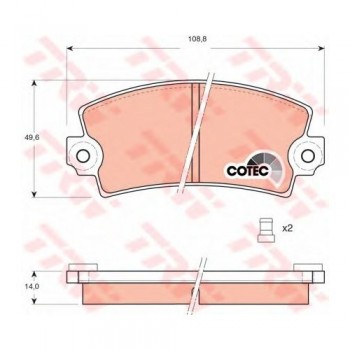 FREN BALATASI ÖN R12-DACIA SOLENZA