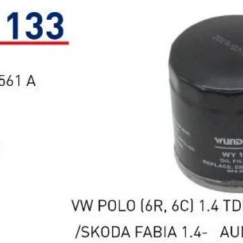 YAĞ FİLTRESİ POLO-A1-IBIZA-TOLEDO-FABIA-RAPID 1,4TDİ 15- (CUSB)