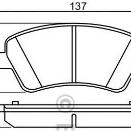 FREN BALATASI ÖN COROLLA-AURIS 1,4D4D 07-