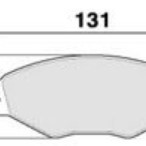 FREN BALATASI ÖN KANGOO 1,4-1,5D -1,9D - 98>> 09 / P206