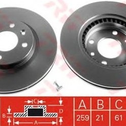 FREN DİSKİ ÖN (TAKIM) CLIO2 HB 1,2 16V-1,5DCİ/CLIO3 HB 1,2-1,5DCİ/CLIO4 1,5DCİ/MEGANE1 2,0/KANGO 1,5 DCİ/DACIA LOGAN 1,5 DCİ-SANDERO 1,4-1,5 DCİ/MEGAN2 1,4 (HAVALI)(259 MM)