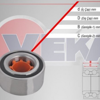 AKS RULMANI ÖN COROLLA AE92-AE101-AE111 88-02 (38X72X36/33)