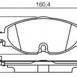 FREN BALATASI ÖN GOLF8 12-/PASSAT 14-/TURAN 15-/AUDI A3 12-/AUDI TT 14-/LEON 12-/OCTAVIA 12-/SUPERB 15-