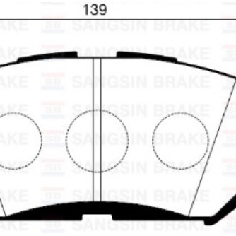 FREN BALATASI ÖN COROLLA 07- BENZİNLİ/AURIS 07- BENZİNLİ