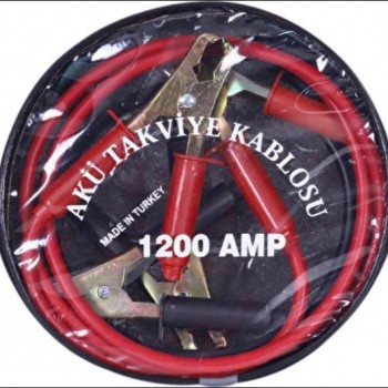 AKÜ TAKVİYE KABLOSU 1200 AMPER 35MM (KALIN)