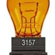 AMPÜL 12V 1016 P27-7W 3157A Plastik Soketli Dipsiz Ampül TURUNCU