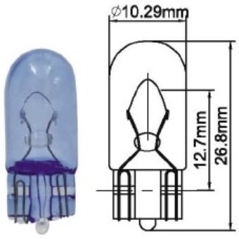 DİPSİZ AMPÜL (T10) 12V-5W (KÜÇÜK BOY)(EM PARK İÇİN)