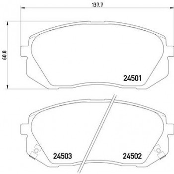 FREN BALATASI ÖN İX35/SPORTAGE 08-/TUCSON 10-/İ40 12-