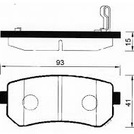 FREN BALATASI ARKA (DİSK) ERA 06-/İ20/İ30 07-11/İX35/KIA PICANTO