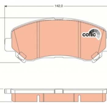 FREN BALATASI ÖN QASHQAI 07-13/X-TRAIL 08-11/KALEOS 2,0DCİ
