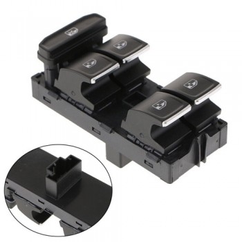 CAM ANAHTARI ÖN SOL GOLF7-PASSAT-TOURAN-TIGUAN-LEON-ALTEA-SUPER B YENİ MODEL (KROM)