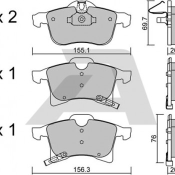 FREN BALATASI ÖN ASTRA H-COMBOC-CORSA C 1,3CDTİ/MERIVA A-B/ZAFIRA B/CORSA C 1,3CDTİ (Y17DT-Z17DTH)