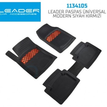 PASPAS (KAUÇUK) *SİYAH KIRMIZI* MODERN (HAVUZLU)