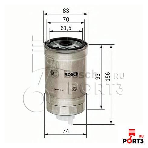 AKIT FİLTRESİ (MAZOT) POLO / IBIZA / A1 / FABIA 10-16 1.2 TDI-1.6 TDI CFWA-CUSA-CUSB-CUTA