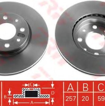 FREN DİSKİ ÖN TAKIM (HAVALI)(257MM) PALIO 1,3MJ/ALBEA 1,3MJ-1,4-1,6 02-/DOBLO 1,2-1,3MJ-1,9D-1,9JTD-1,9MJ/TİPO-TEMPRA-BRAVA-MAREA-LINEA-FIORINO-STILO-STRADA-BIPPER-NEMO-PUNTO 02-05