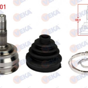 AKS KAFASI SOL-SAG ON DIS 22X20X46 UZUNLUK 130,9 mm FIAT TEMPRA 1.4i 1992-1999 / PANDA 1.4 2003-2012