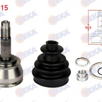 AKS KAFASI SOL-SAG ON DIS FIAT DOBLO (119,223) 1.2i 22X22X51 UZUNLUK 146,7 mm 2001-2010