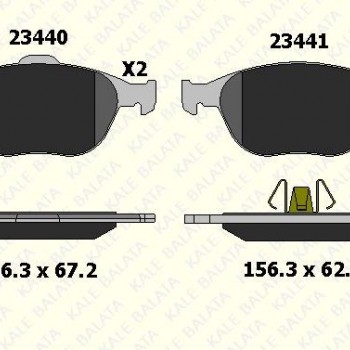 FREN BALATASI ÖN CONNECT 1,8 02-13/FOCUS 98-05