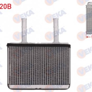 KALORİFER RADYATÖRÜ BRAZING H100 2,5 D KAMYON 2004-