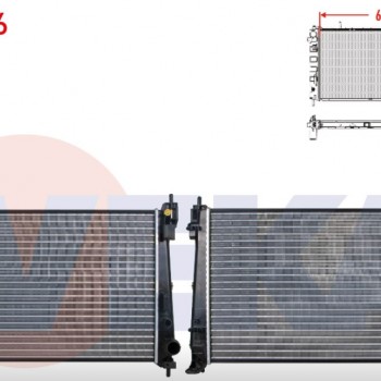 SU RADYATORU MEKANIK FIAT DUCATO (250) 2.2 MJT M-T (INTERCOOLER BAGLANTISI KALIN) 2006-2014