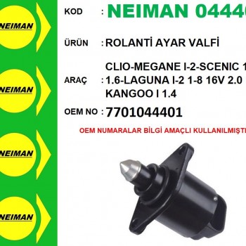 ROLANTİ SENSÖRÜ CLIO-KANGO-MEGANE-LOGAN 1,4 8V (K7J-E7J)