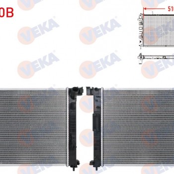 SU RADYATORU BRAZING RENAULT CLIO V 1.5 Blue dCi 2019- / CAPTUR II 1.5 Blue dCi 2020-