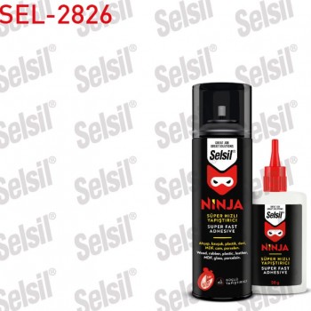 SELSIL NINJA MDF 200 ML+50 G SHRINK 25 ADET/KOLI (HIZLI YAPISTIRICI)
