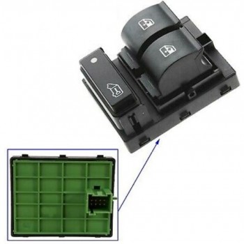 CAM ANAHTARI ÖN SOL ÇİFTLİ DOBLO3-DUCATO4 (YEŞİL) MERKEZİ KİLİTLİ