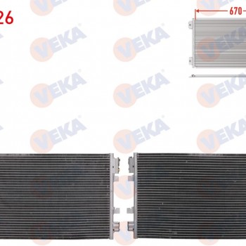 KLIMA RADYATORU RENAULT MEGANE III 1.5 DCI - 1.4i 16v - 2.0 DCI - 2.0i 16v 2008- / FLUENCE 1.5 DCI - 1.6 16v 2009- / SCENIC III 1.4i 16v - 1.5 DCI 2009-