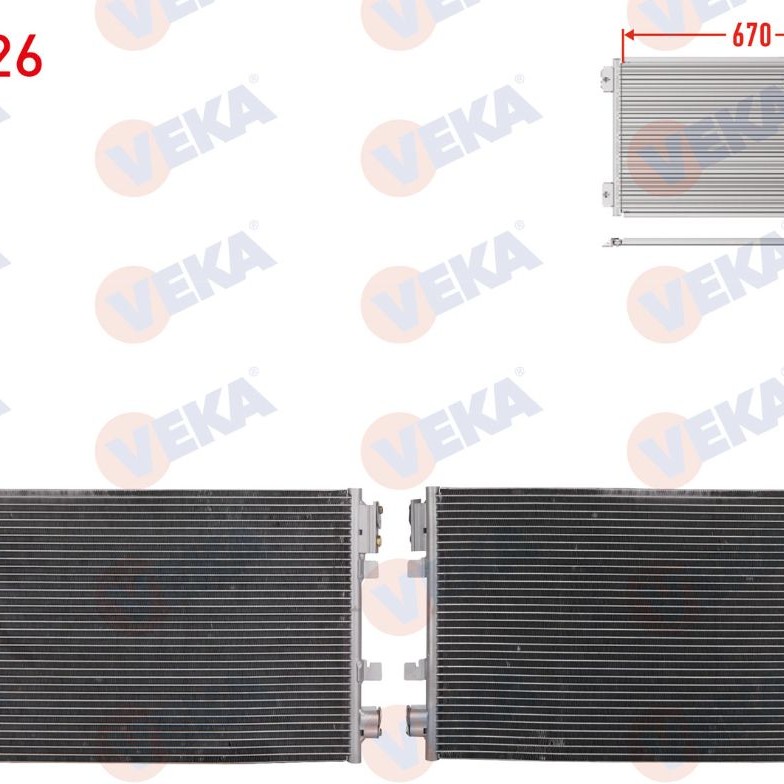 KLIMA RADYATORU RENAULT MEGANE III 1.5 DCI - 1.4i 16v - 2.0 DCI - 2.0i 16v 2008- / FLUENCE 1.5 DCI - 1.6 16v 2009- / SCENIC III 1.4i 16v - 1.5 DCI 2009-