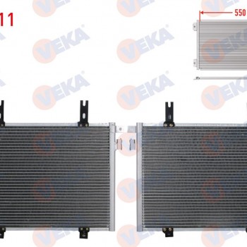 KLİMA RADYATÖRÜ KANGOO TUPLU KANGOO (KC0/1) 1.4i M-T 1998-2008
