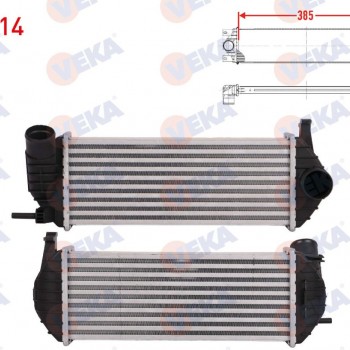 TURBO RADYATORU (INTERCOOLER) KELEPCE SIKMALI RENAULT KANGOO (KW0/1) 1.5 DCI 2008-