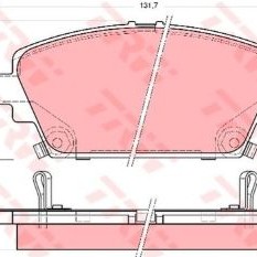 FREN BALATASI ÖN (131MM) ACCORD VI 98- PRIMERA 1,6