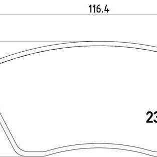 FREN BALATASI ÖN CLIO3 HB-MODUS-LOGAN MCV 1,5DCİ-DACIA DUSTER 1,6/NISSAN MICRA-NOT/CLIO5 1,5DCİ 17-/MEGAN4 1,6 16V