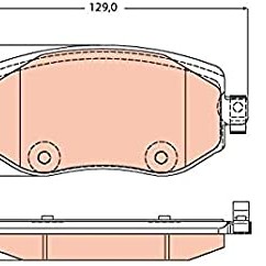 FREN BALATA ON IKAZLI RENAULT MEGANE IV (B9A/M_) 1.5 DCI 2016- / MEGANE IV (B9A/M_) 1.6 DCI 2016- / MEGANE IV (B9A/M_) 1.6i 2016- / MEGANE IV (B9A/M_) 1.2 TCE 2016-