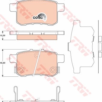 FREN BALATASI ARKA (DİSK) ACCORD 08-
