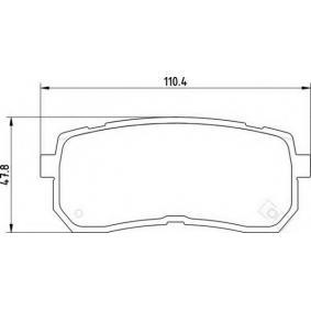 FREN BALATASI ARKA (DİSK) H1 2,5CRDİ 08-