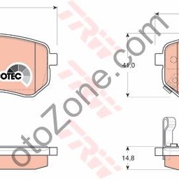 FREN BALATASI ARKA (DİSK) İ10 1,1-1,2/1,1 CRDİ
