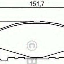 FREN BALATASI ÖN ACCORD 2,0 08-11/CIVIC 14-