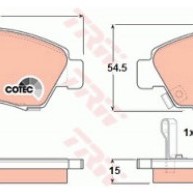 FREN BALATASI ÖN CIVIC 88-91/92-95/96-98/CIVIC 1,4/JAZZ-CITY 03-08/CIVIC 1,6 08 (131,50MM)